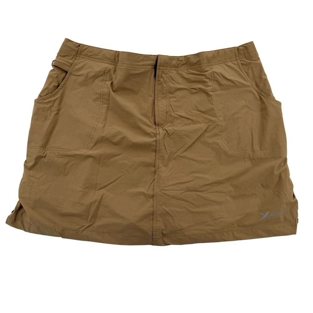 Arctix Womens Active Skort Tan Brown Hiking Golf Athletic Skirt Plus Size 3X